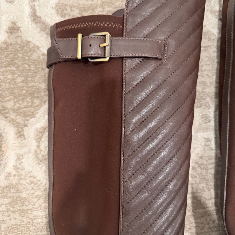 Vince Camuto Brown Panyma Riding Boots/Women/ Size 7.5/ Like New - Picture 7 of 13